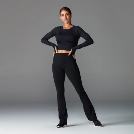 Apparel_High-Waisted-Bootcut-Pant_Ebony